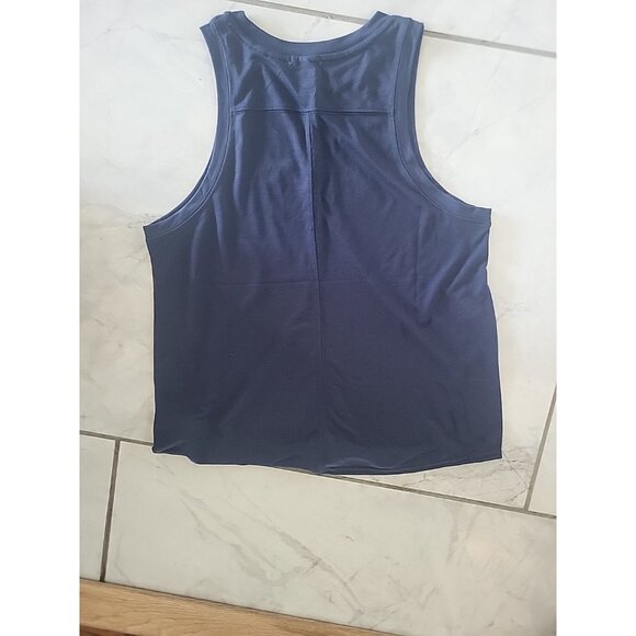 Brooks Women's Distance Graphic Tank Sleeveless Shirt Run Happy Blue Size Large - Picture 6 of 6